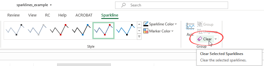 clear-selected-sparklines