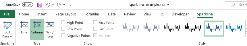 sparklines-design-tools