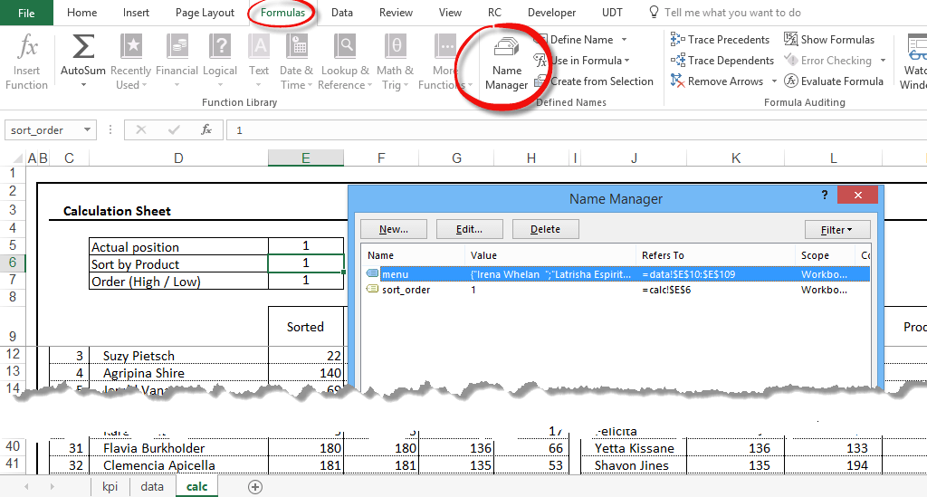 create named ranges for formulas