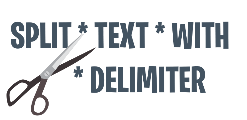 split text with delimiter