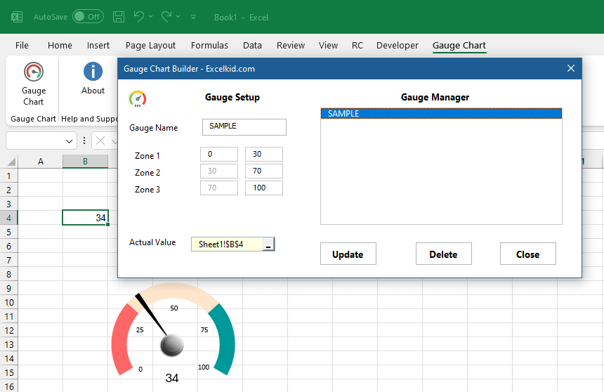 customize the chart