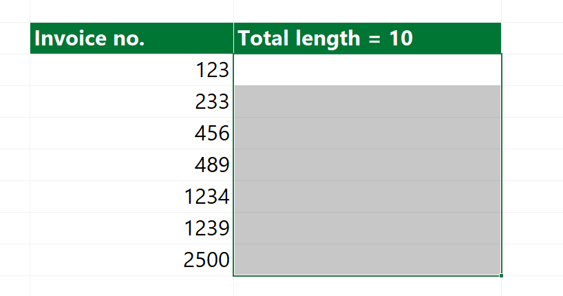 total length