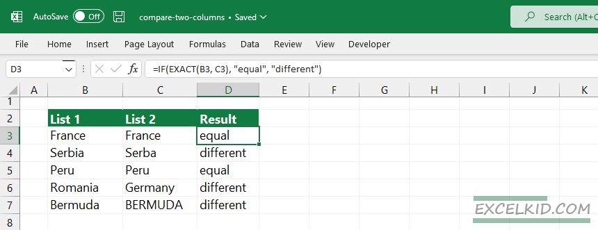 Case-sensitive-cell-comparison-using-the-EXACT-function