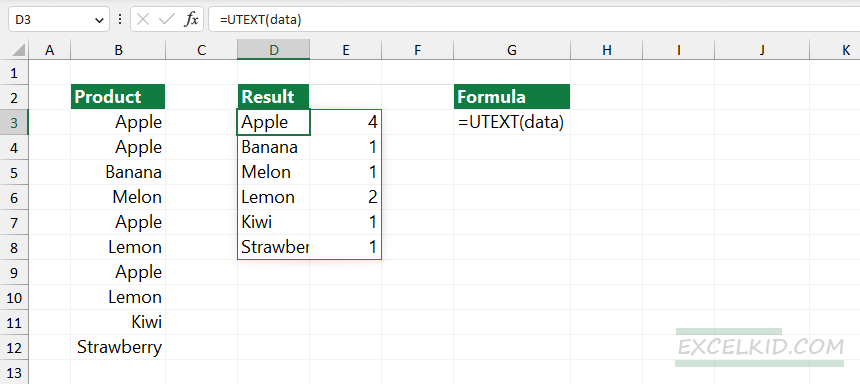 Count-unique-text-values-with-the-UTEXT-function