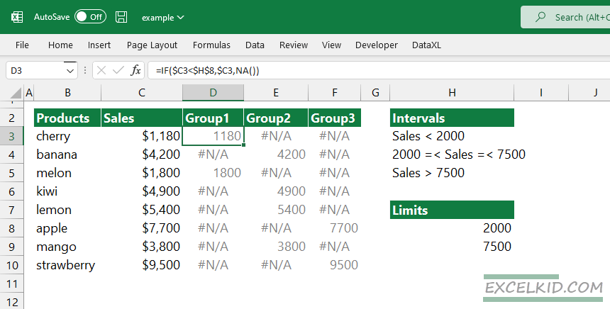 Define-intervals-and-create-groups-using-the-IF-function