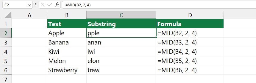 Extract-text-from-the-middle-of-the-string-MID-Function