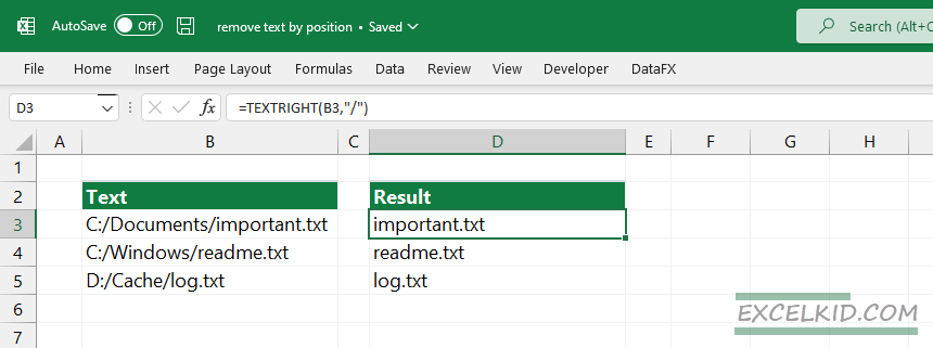 Extract-the-matching-string-using-the-TEXTRIGHT-function