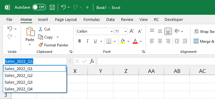 Navigate-between-named-ranges