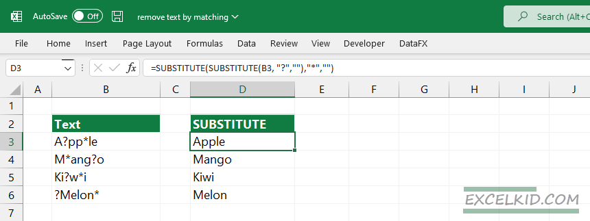 Remove-multiple-text-by-matching