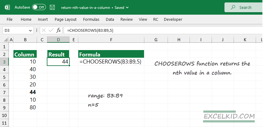 Return-the-Nth-Value-in-a-column