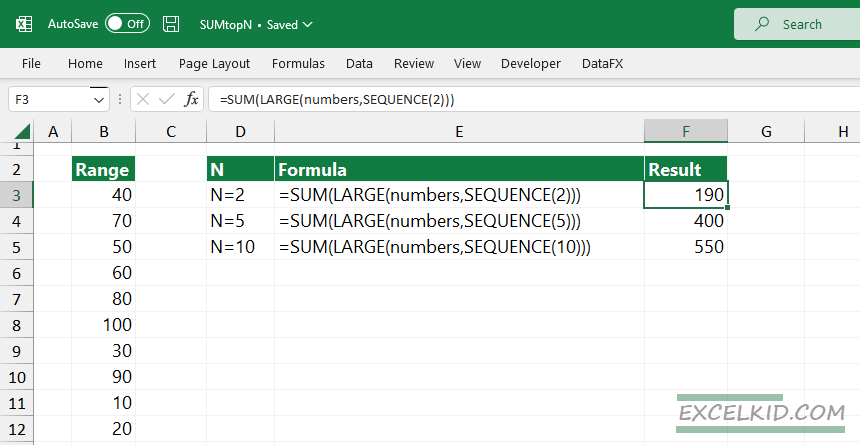 SUM-LARGE-SEQUENCE