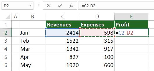 Subtraction-Formula-for-columns