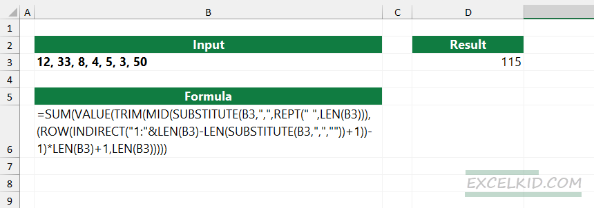 Sum-numbers-using-regular-Excel-functions