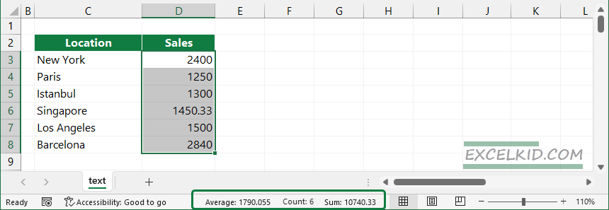 The-numbers-are-aligned-in-the-cell-right-by-default