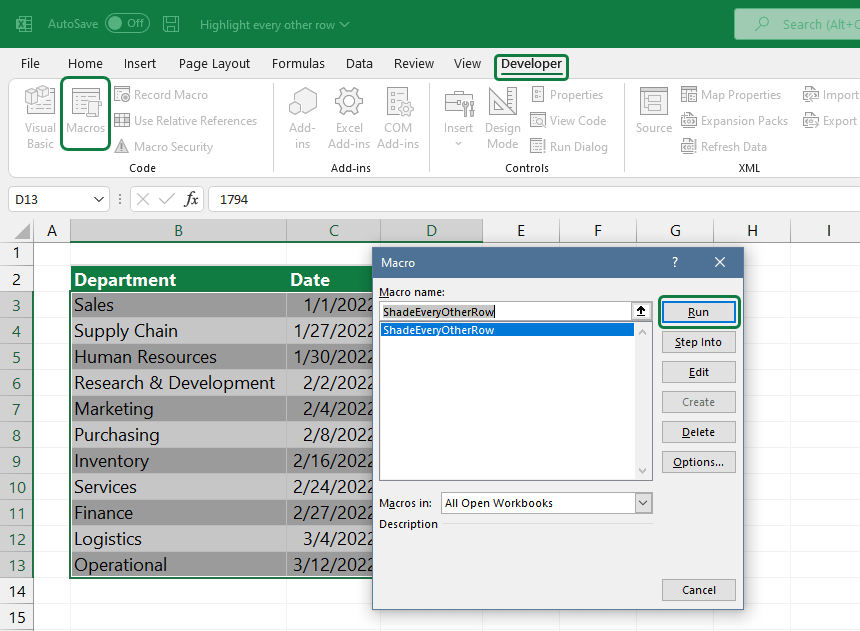 VBA-macro-to-Highlight-Every-Other-Row-in-Excel