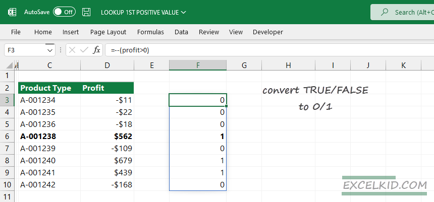 convert-true-or-false-to-0-or-1-excel