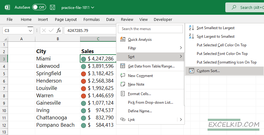 custom-sort-excel