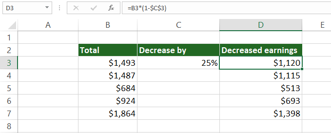 decrease-number-by-percentage