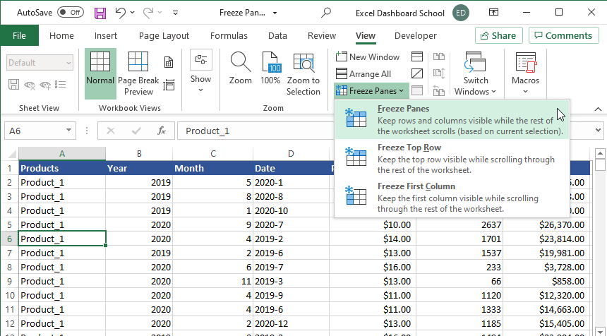 freeze-multiple-rows-or-top-x-rows