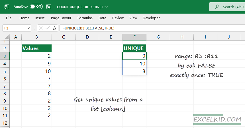 get-unique-values-from-a-column