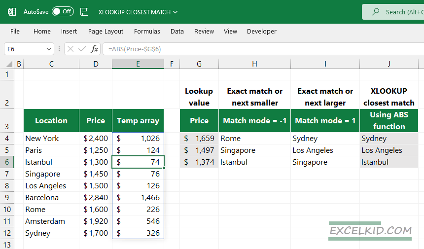 how-to-find-the-closest-match-in-Excel-using-temporary-array