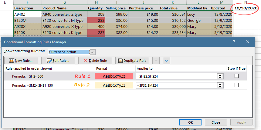 multiple-rules-hierarchy-excel-conditional-formatting