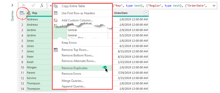 power-query-table-tools