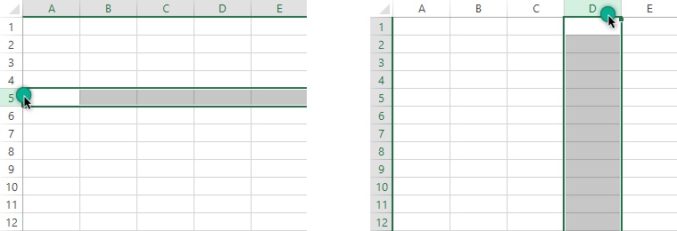 select-a-single-row-column-in-Excel