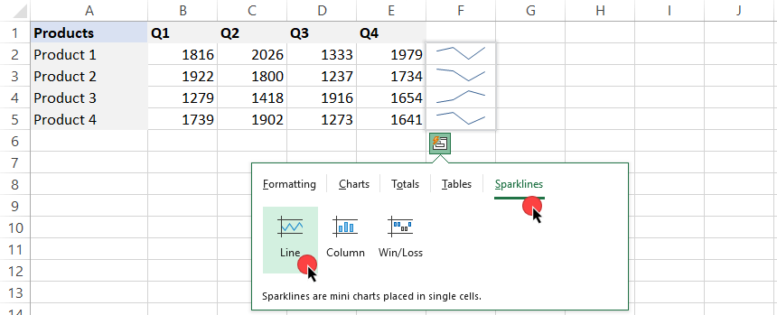 sparklines-example