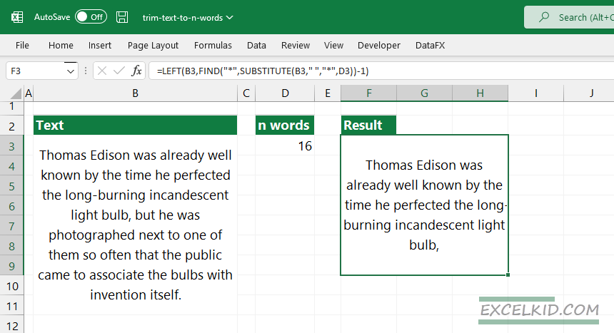 trim-text-to-n-words-in-Excel