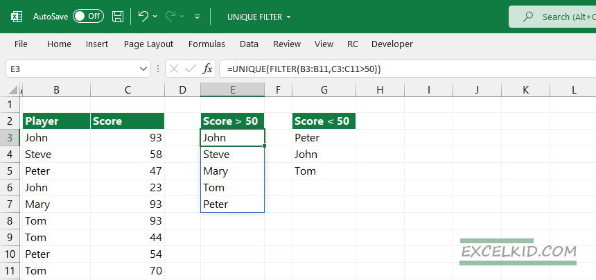 unique-values-with-criteria