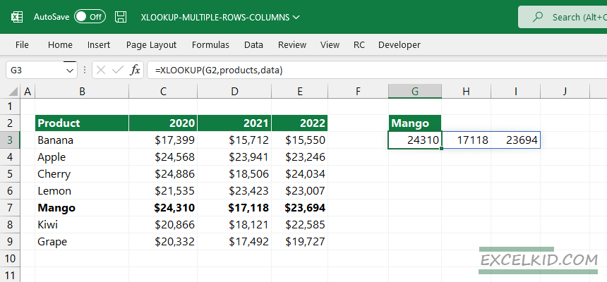 vertical-lookup-spill-result