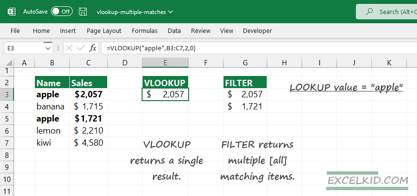 vlookup-multiple-matches