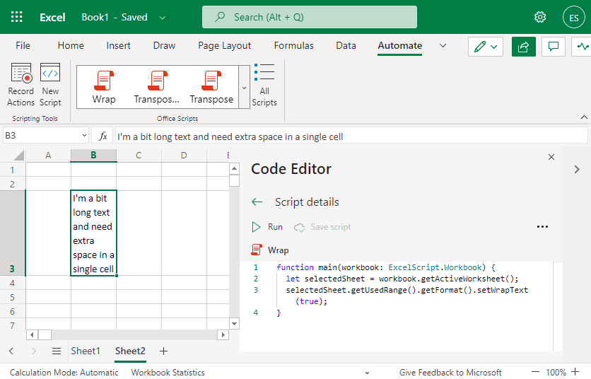 wrap-text-excel-online-script