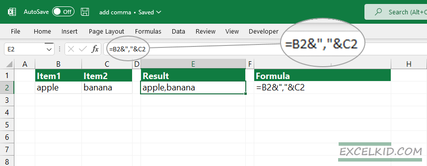 Add-a-single-comma-to-join-two-values