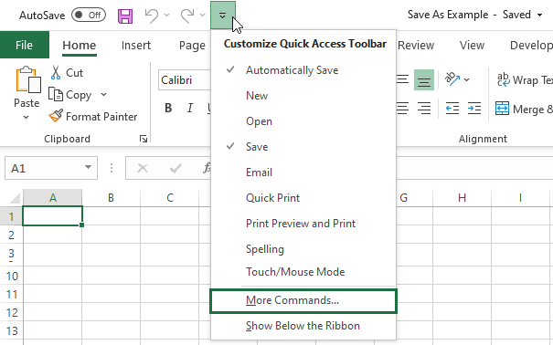 Locate-Quick-Access-Toolbar-and-click-on-the-small-drop-down-list