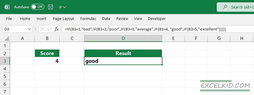 Nested-IF-statements