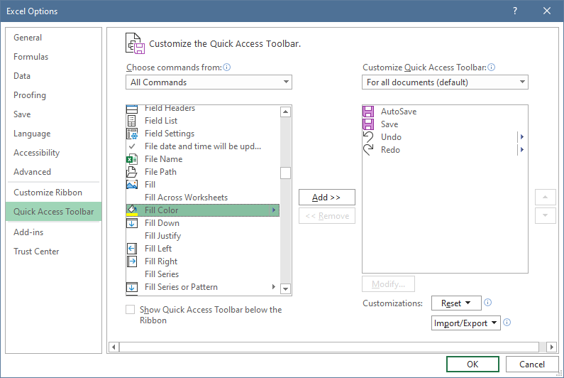 add-fill-color-menu-to-Quick-Access-Toolbar