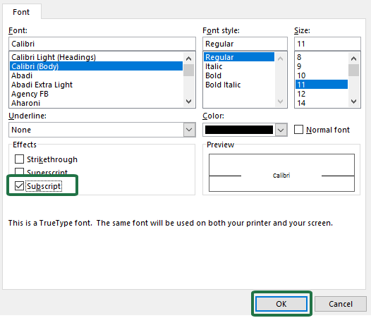 apply-subscript-in-excel