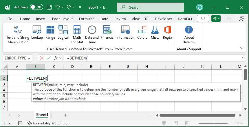 datafx custom functions udf library