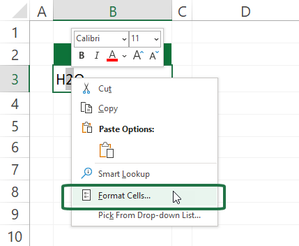 format-cells