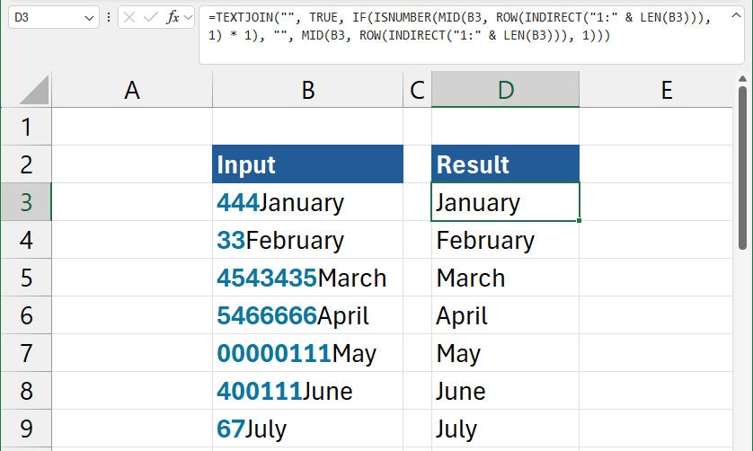 remove all characters before number