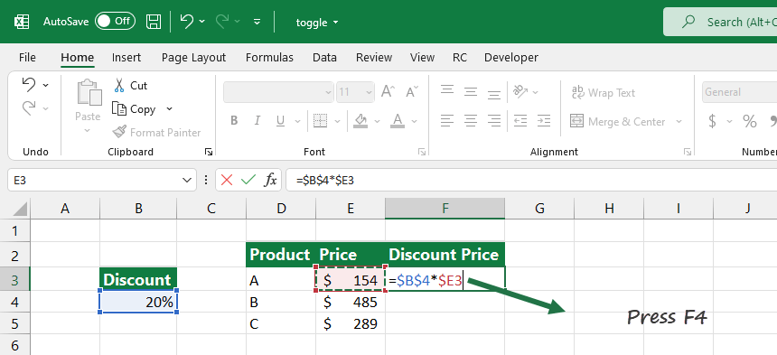 switch-between-formula-references-using-a-shortcut