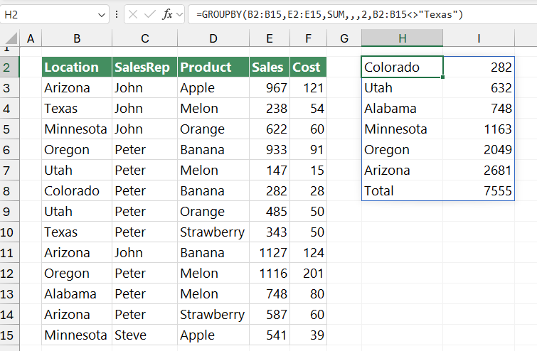 filter-array