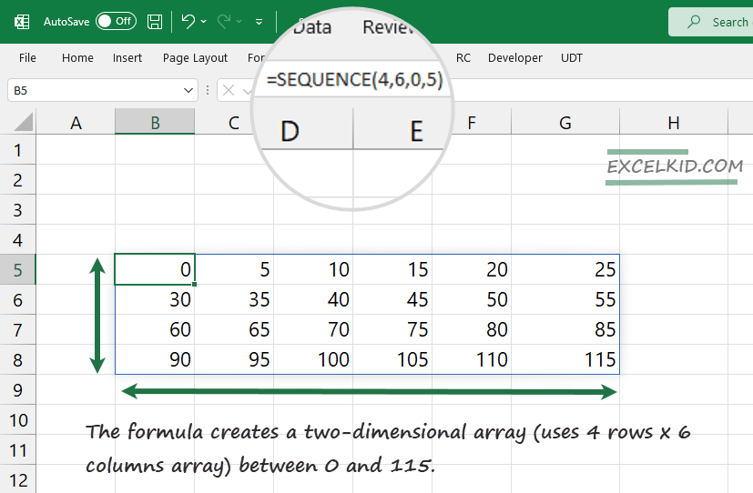 using-Excel-SEQUENCE-Function